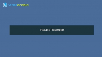 Resume Presentation