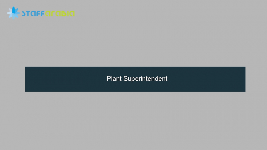 Plant Superintendent