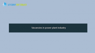 Vacancies in power plant industry