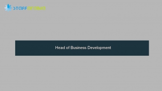 Head of Business Development