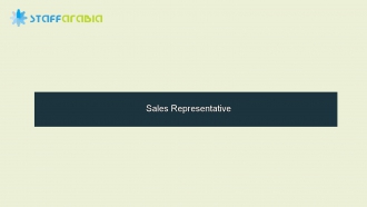 Sales Representative