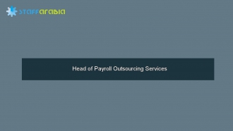 Head of Payroll Outsourcing Services