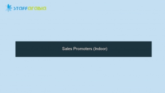 Sales Promoters (Indoor)