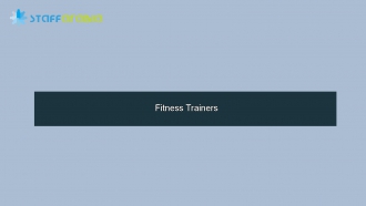 Fitness Trainers
