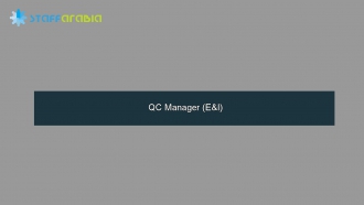 QC Manager (E&I)
