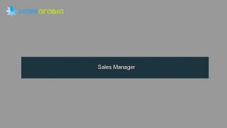 Sales Manager