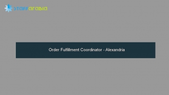 Order Fulfillment Coordinator - Alexandria