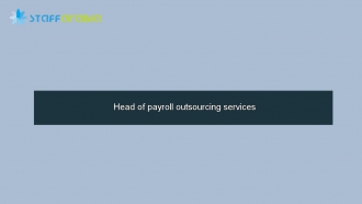 Head of payroll outsourcing services
